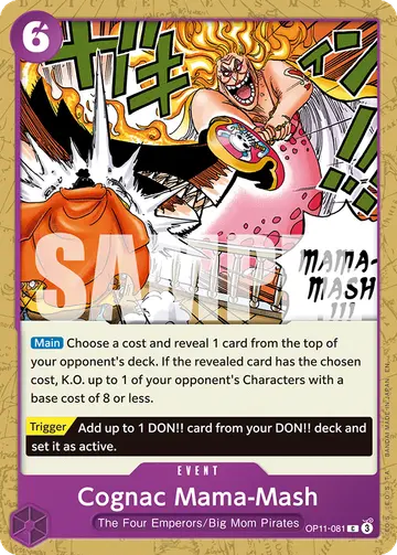 Cognac Mama-Mash OP11-081 (Reprint)