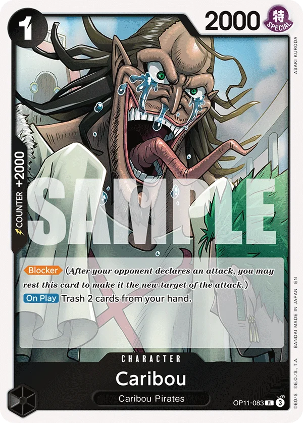 Caribou OP11-083 – One Piece Card Game Character
