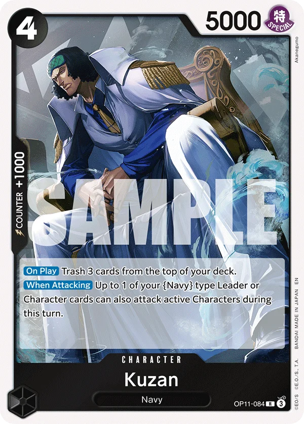 Kuzan OP11-084 – One Piece Card Game Character