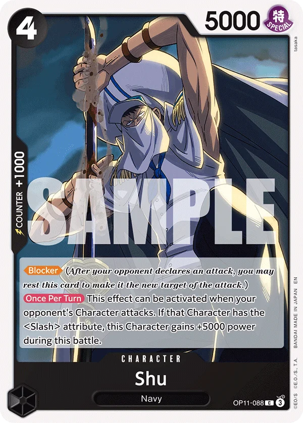 Shu OP11-088 – One Piece Card Game Character