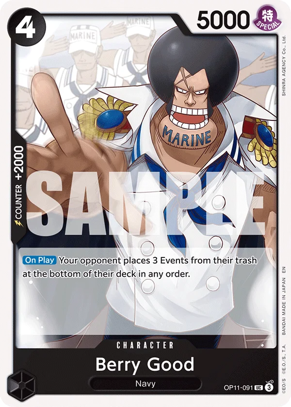 Berry Good OP11-091 – One Piece Card Game Character