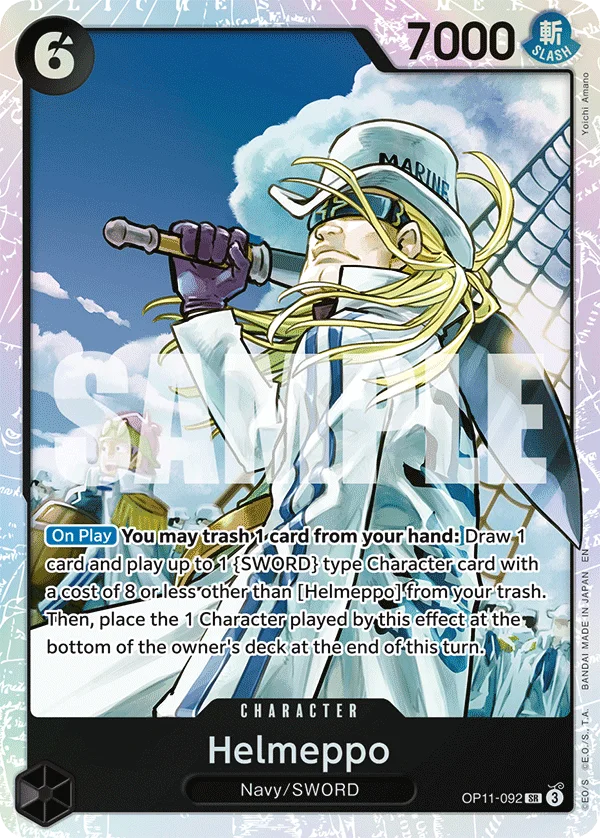 Helmeppo OP11-092 – One Piece Card Game Character