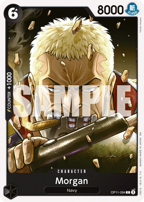 Morgan OP11-094 – One Piece Card Game Character