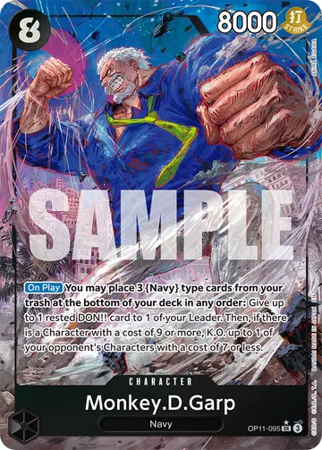 Monkey.D.Garp OP11-095 (Alternate art)