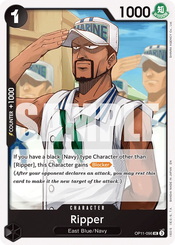 Ripper OP11-096 – One Piece Card Game Character
