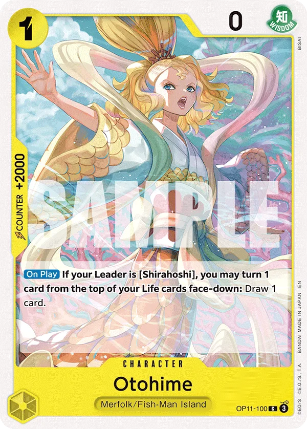 Otohime OP11-100 – One Piece Card Game Character