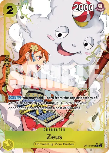 Zeus OP11-106 (Alternate art)