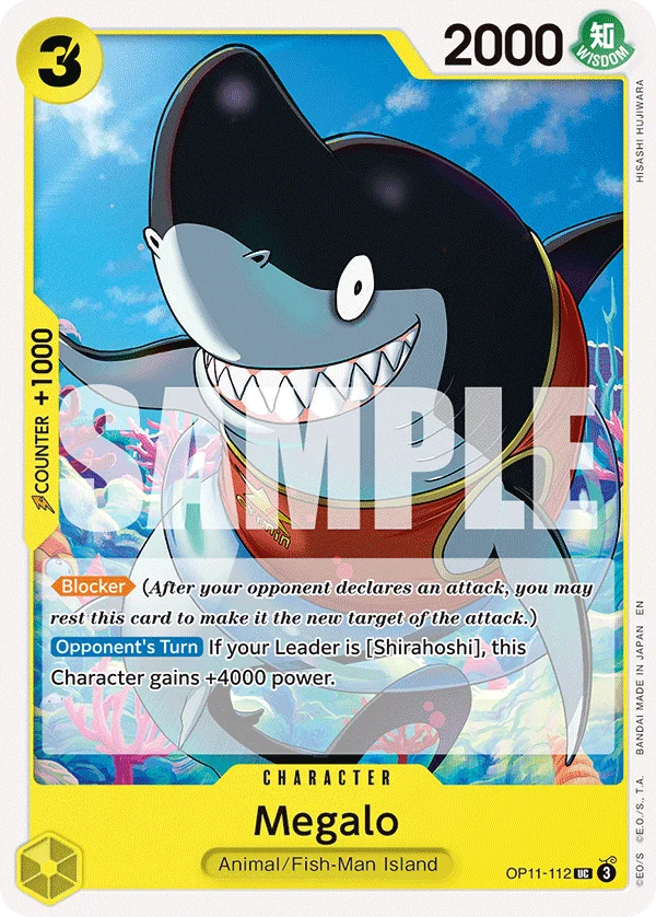 Megalo OP11-112 – One Piece Card Game Character