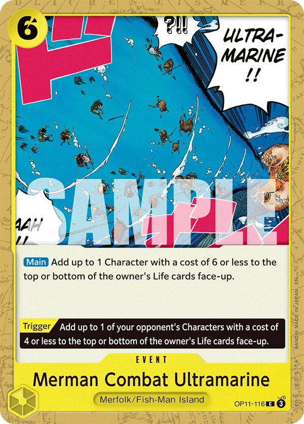 Merman Combat Ultramarine OP11-116 – One Piece Card Game Event