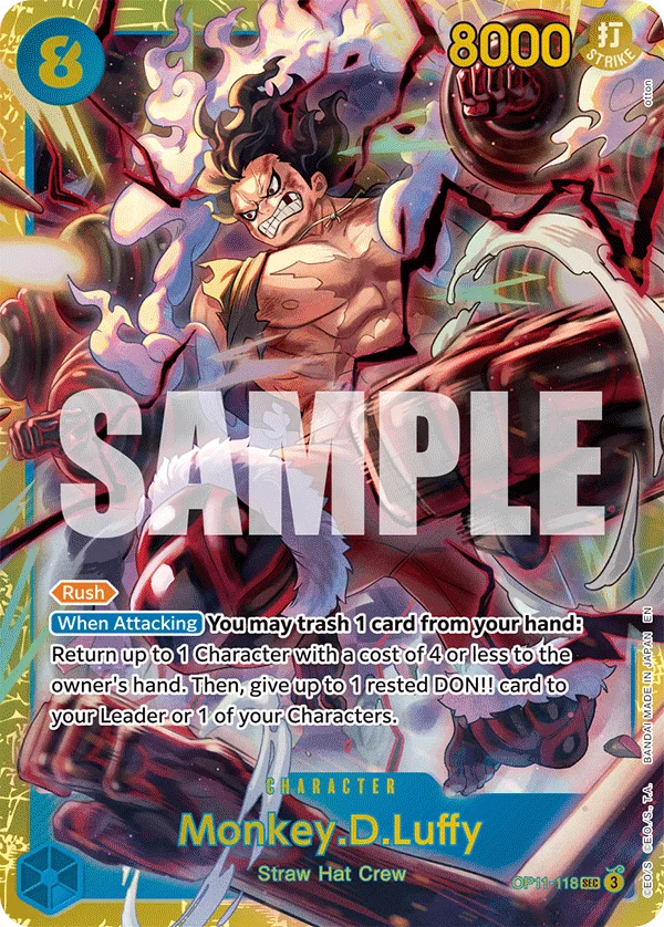 Monkey.D.Luffy OP11-118 – One Piece Card Game Character