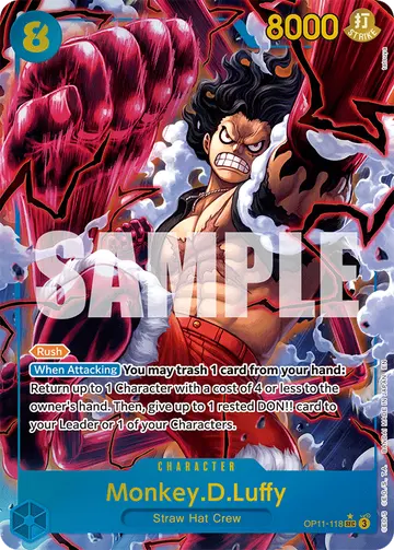Monkey.D.Luffy OP11-118 (Alternate art)