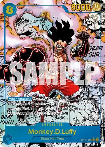Monkey.D.Luffy OP11-118 (Alternate art)