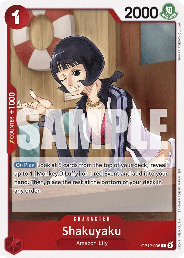 Shakuyaku OP12-006 – One Piece Card Game Character