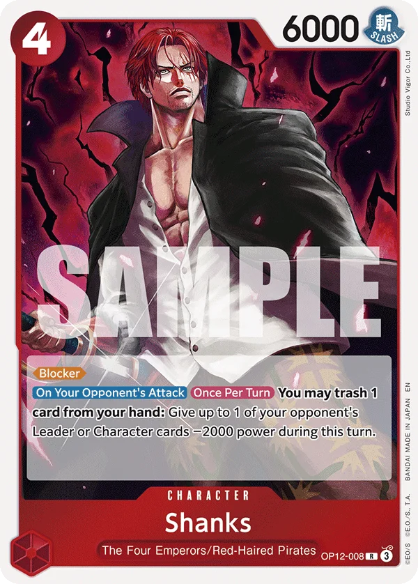 Shanks OP12-008 – One Piece Card Game Character