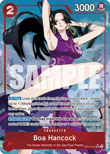 Boa Hancock OP12-014 (Alternate art)