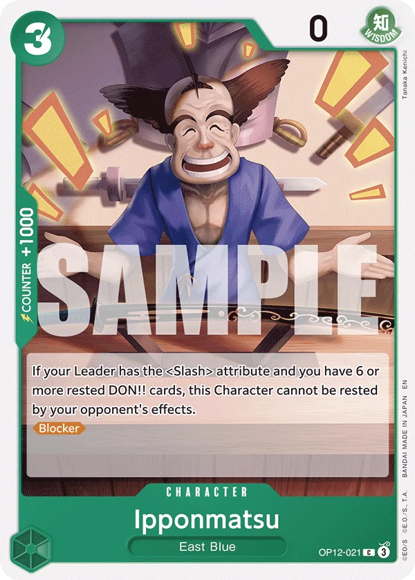 Ipponmatsu OP12-021 – One Piece Card Game Character