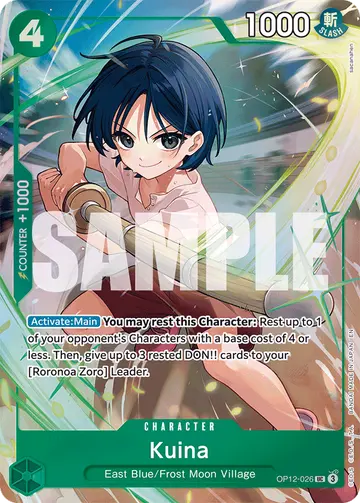 Kuina OP12-026 (Alternate art)