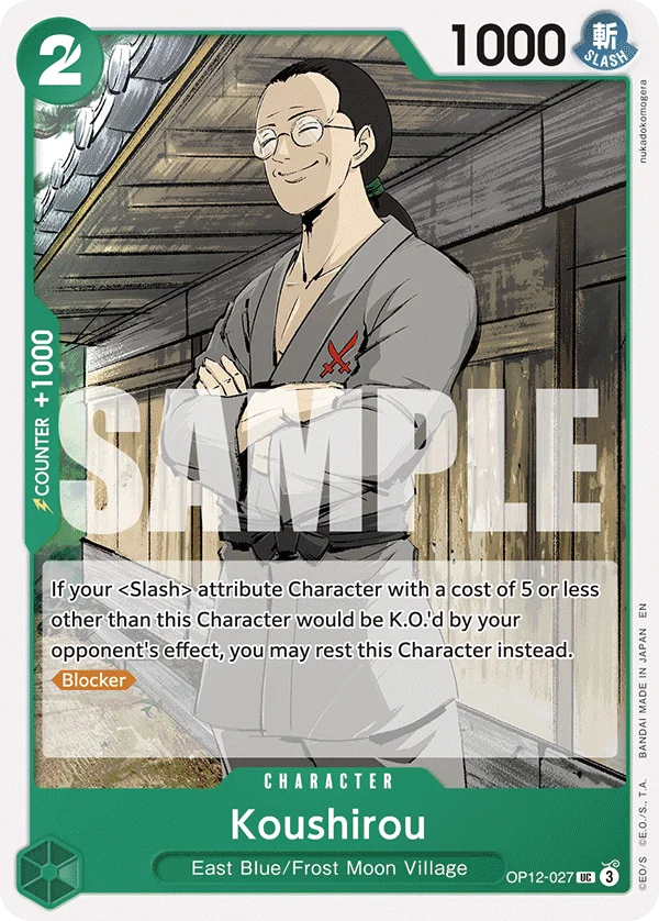 Koushirou OP12-027 – One Piece Card Game Character