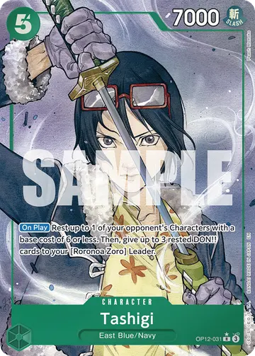 Tashigi OP12-031 (Alternate art)