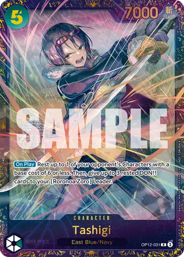 Tashigi OP12-031 (Alternate art)