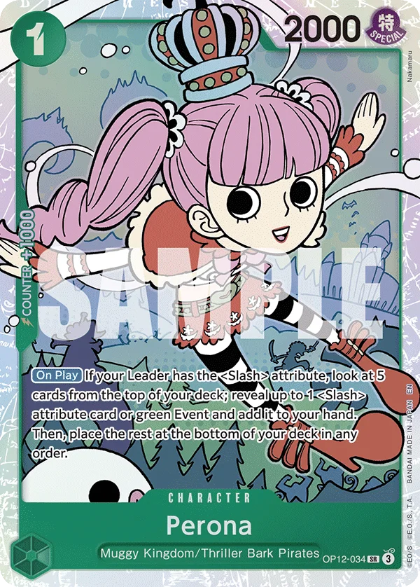 Perona OP12-034 – One Piece Card Game Character