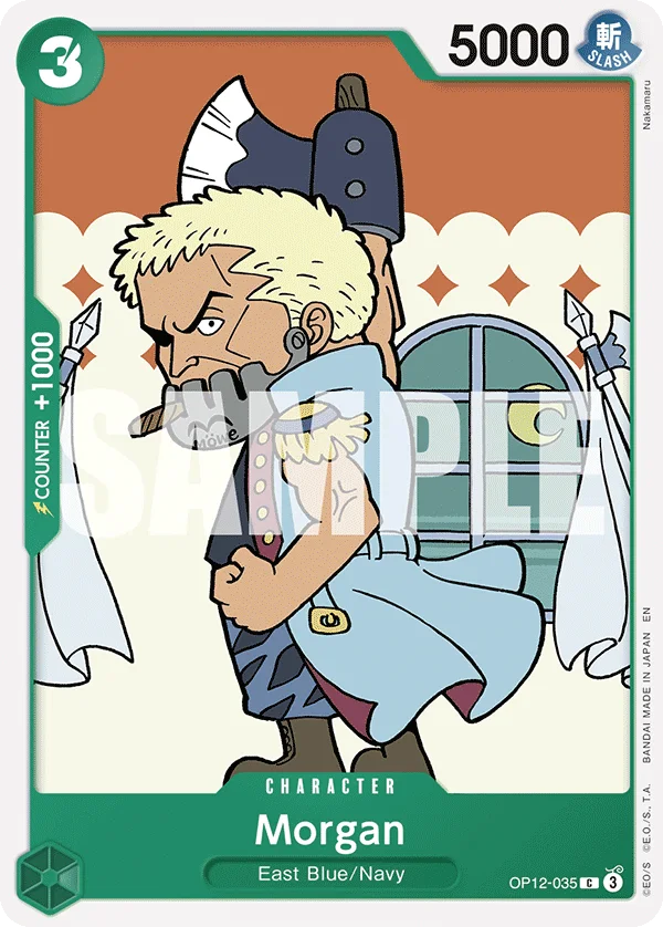Morgan OP12-035 – One Piece Card Game Character