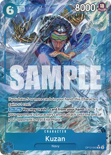 Kuzan OP12-043 (Alternate art)