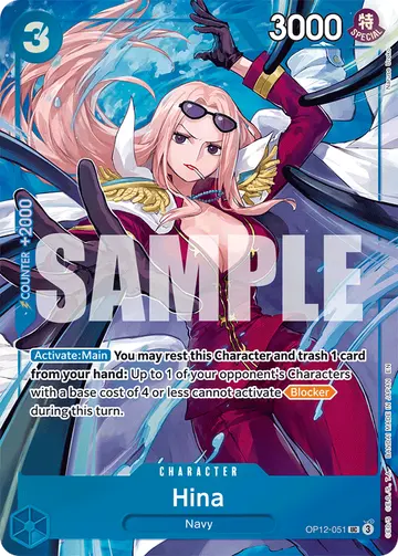 Hina OP12-051 (Alternate art)