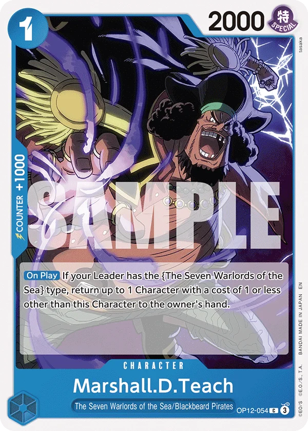 Marshall.D.Teach OP12-054 – One Piece Card Game Character