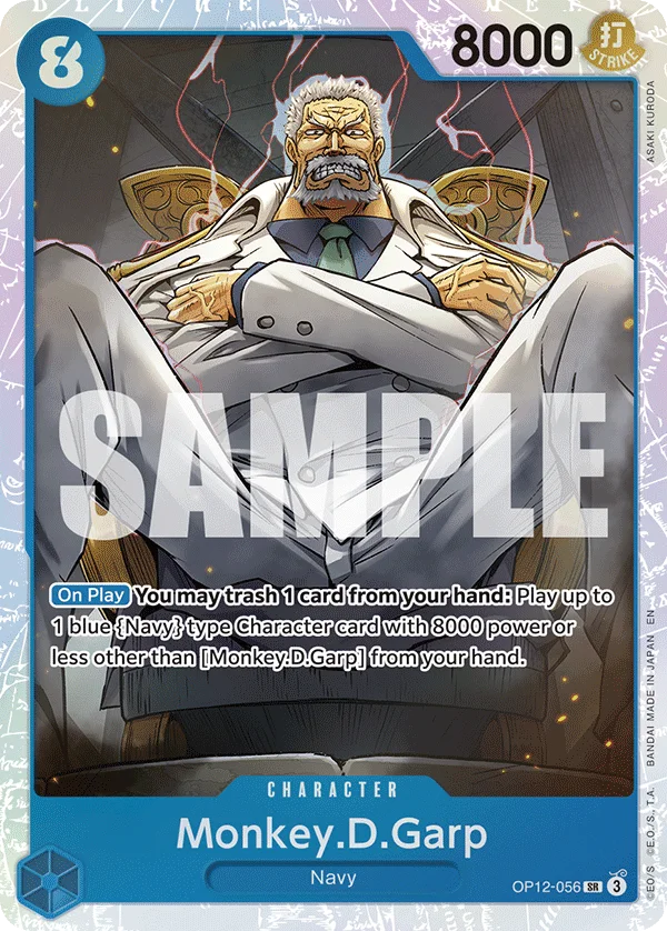 Monkey.D.Garp OP12-056 – One Piece Card Game Character