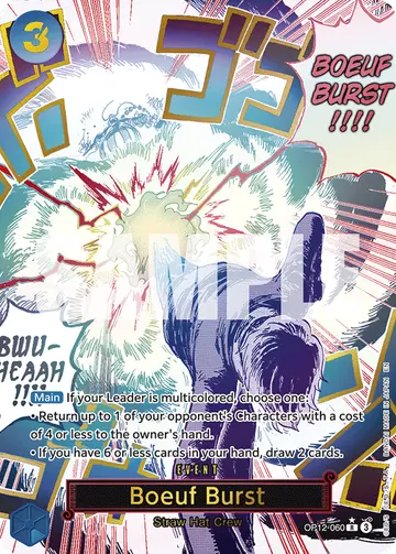 Boeuf Burst OP12-060 (Alternate art)