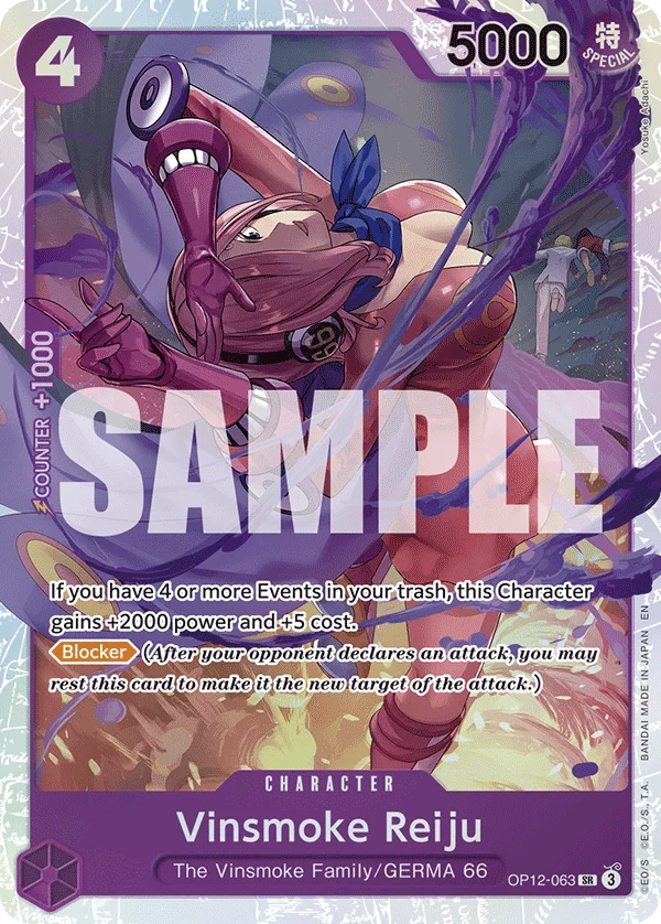 Vinsmoke Reiju OP12-063 – One Piece Card Game Character