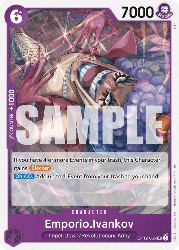 Emporio.Ivankov OP12-065 – One Piece Card Game Character