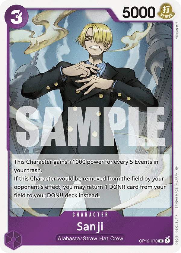 Sanji OP12-070 – One Piece Card Game Character