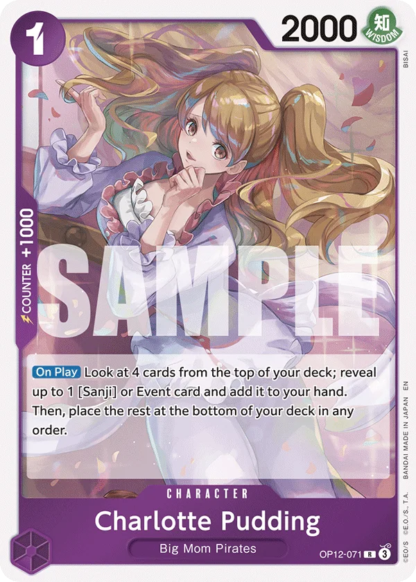Charlotte Pudding OP12-071 – One Piece Card Game Character