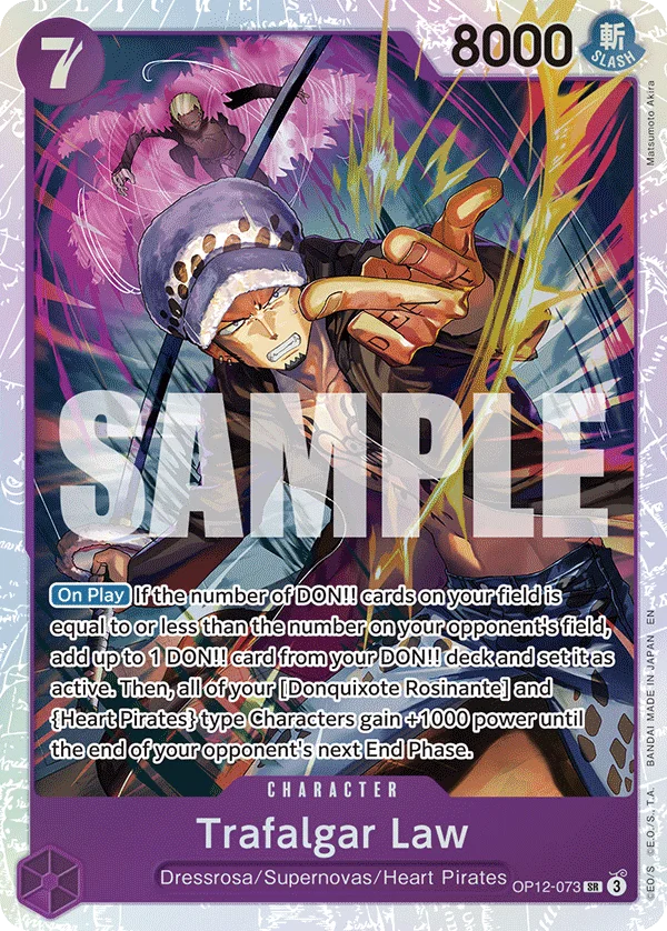 Trafalgar Law OP12-073 – One Piece Card Game Character