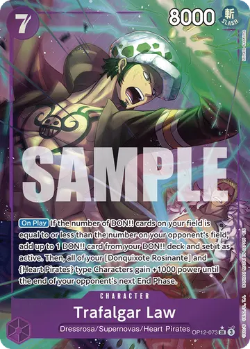 Trafalgar Law OP12-073 (Alternate art)