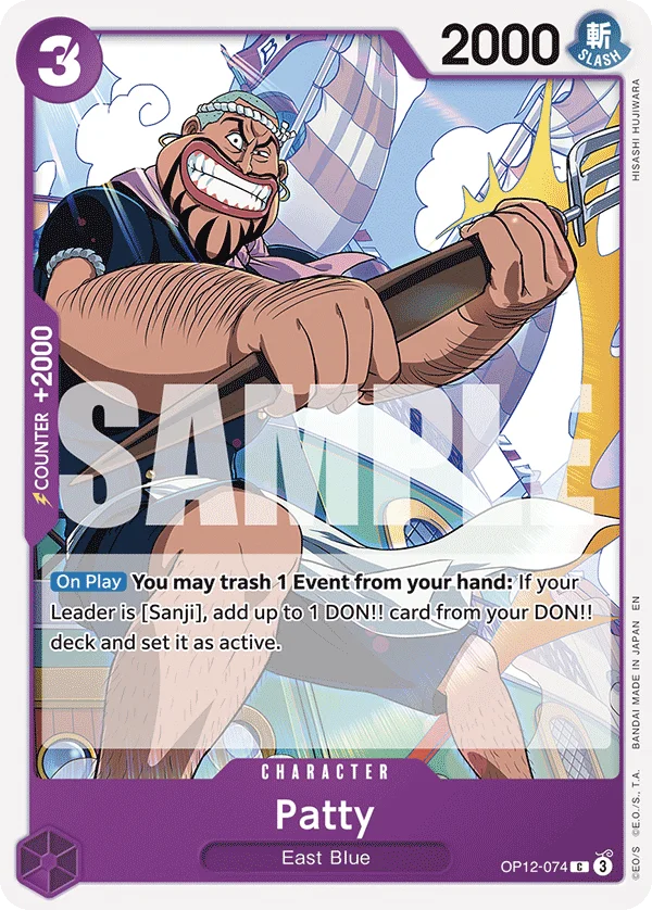 Patty OP12-074 – One Piece Card Game Character