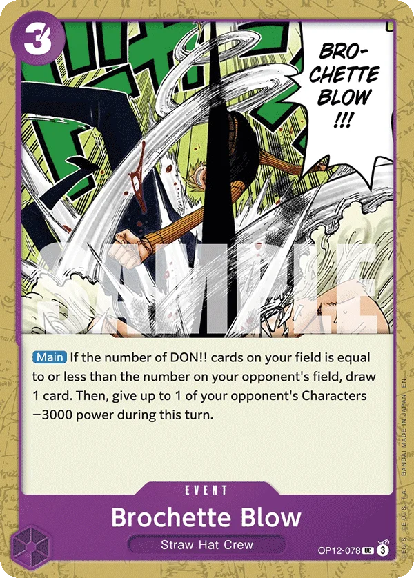 Brochette Blow OP12-078 – One Piece Card Game Event