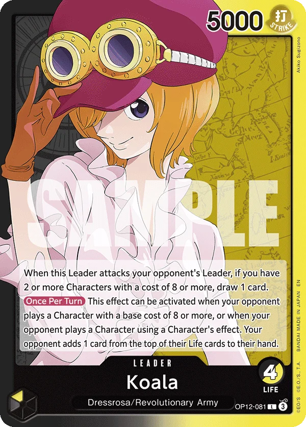 Koala OP12-081 – One Piece Card Game Leader