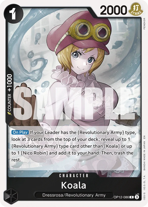 Koala OP12-086 – One Piece Card Game Character