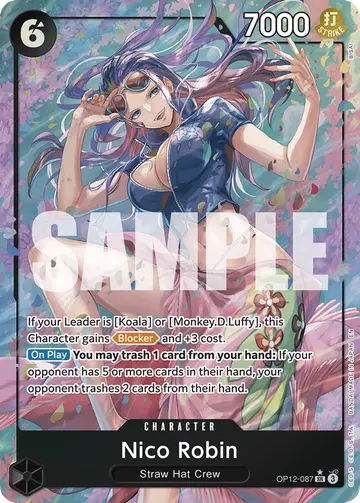 Nico Robin OP12-087 (Alternate art)