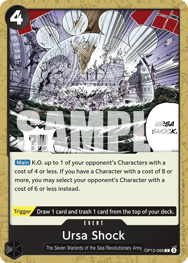 Ursa Shock OP12-096 – One Piece Card Game Event