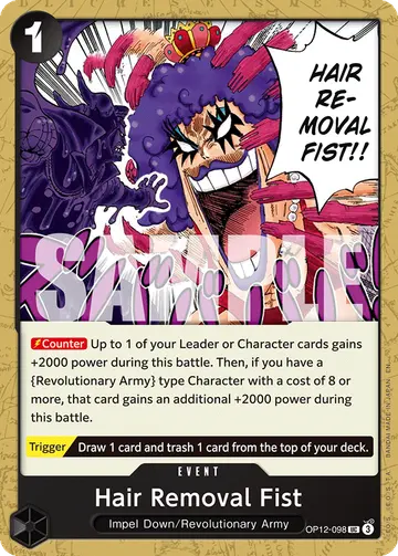 Hair Removal Fist OP12-098 (Reprint)