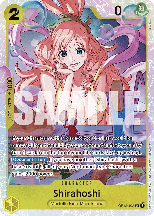 Shirahoshi OP12-102 – One Piece Card Game Character