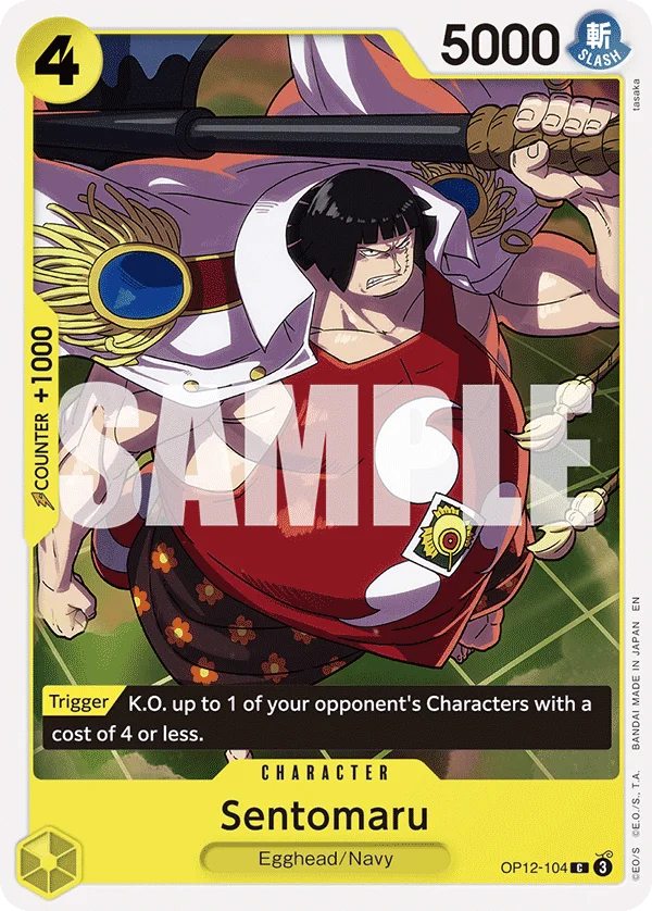 Sentomaru OP12-104 – One Piece Card Game Character