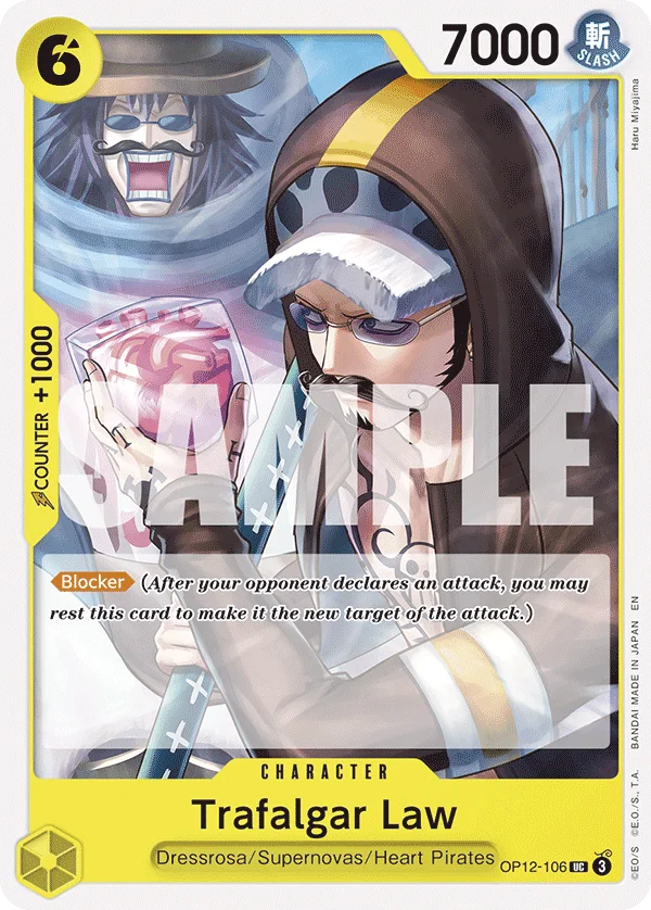 Trafalgar Law OP12-106 – One Piece Card Game Character