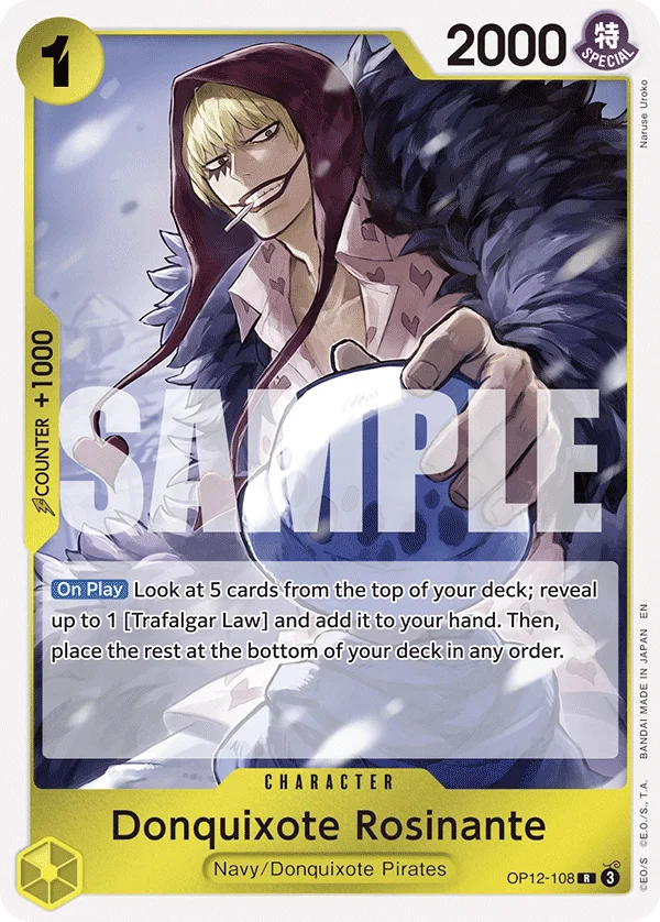 Donquixote Rosinante OP12-108 – One Piece Card Game Character