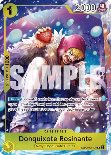 Donquixote Rosinante OP12-108 (Alternate art)