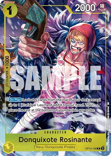 Donquixote Rosinante OP12-108 (Alternate art)
